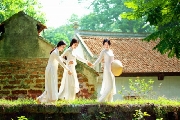 Vườn xưa - tôn vinh nét duyên áo dài Việt