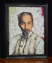 Bảo tàng Hồ Chí Minh tiếp nhận nhận bức tranh chân dung Chủ tịch Hồ Chí Minh