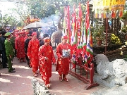 Nam Định: Rước kiệu Ngọc Lộ trước ngày Khai ấn đền Trần