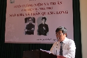 Tưởng niệm và tri ân các liệt sĩ - nhà thơ Ngô Kha và Trần Quang Long