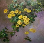 Mê đắm trong sắc hoa của họa sĩ Nguyễn Thị Mỹ