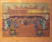 Cùng chiêm ngưỡng bộ tranh “Triều đình Huế” của họa sĩ Nguyễn Văn Nhân năm Ất Mùi 1895
