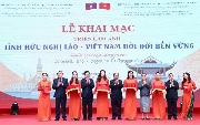 Khai mạc triển lãm ảnh “Tình hữu nghị Lào - Việt Nam đời đời bền vững“