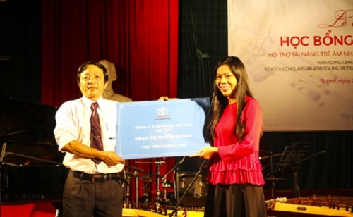 Học bổng Toyota hỗ trợ tài năng âm nhạc trẻ Việt Nam
