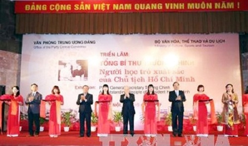 Khai mạc triển lãm “Tổng Bí thư Trường Chinh - Người học trò xuất sắc của Chủ tịch Hồ Chí Minh”