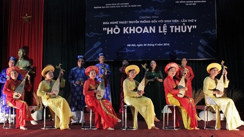 Tái hiện không gian văn hóa dân ca hò khoan Lệ Thủy Quảng Bình tại Hà Nội