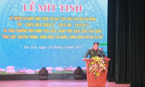 “Chiếu chèo chiến sĩ” kỷ niệm 50 năm thực hiện lời dạy của Chủ tịch Hồ Chí Minh