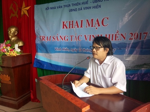 Khai mạc trại sáng tác văn học Vinh Hiền 2017