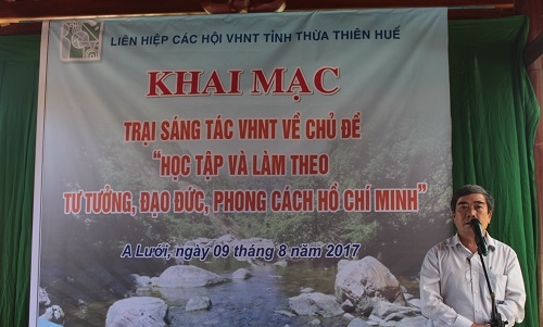 15 văn nghệ sĩ tham gia trại sáng tác VHNT "Học tập và làm theo tư tưởng, đạo đức, phong cách Hồ Chí Minh"