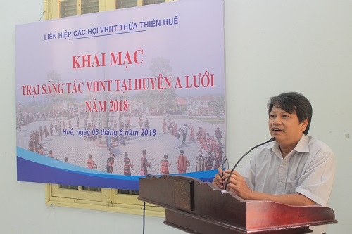 Khai mạc trại sáng tác VHNT A Lưới 2018