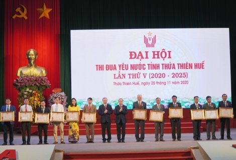 Tỉnh Thừa Thiên Huế tổ chức Đại hội Thi đua yêu nước lần thứ V