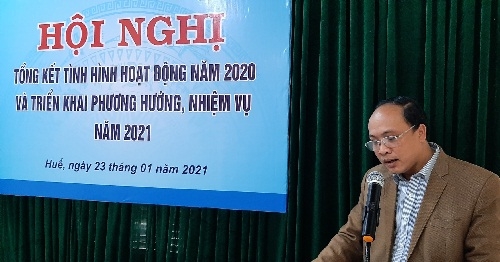 Hội nghị Tổng kết hoạt động năm 2020 của Hội Nhà văn Thừa Thiên Huê