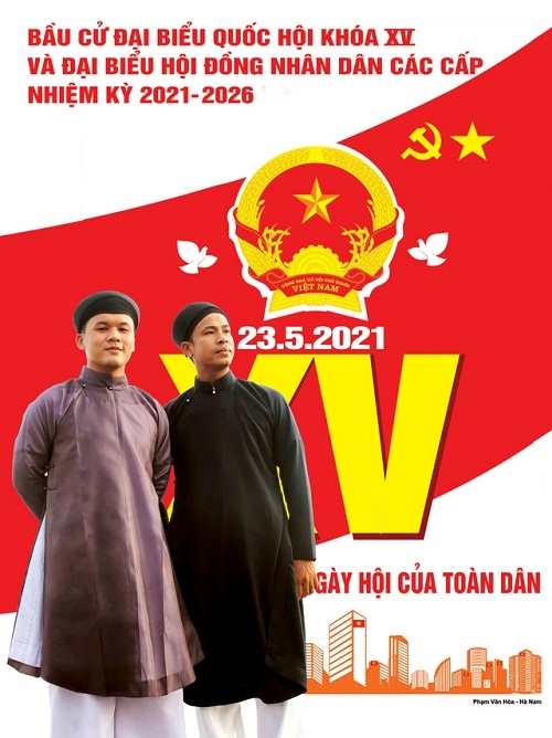 Ngành văn hóa Thừa Thiên Huế khuyến khích cử tri mang áo dài đi bầu cử