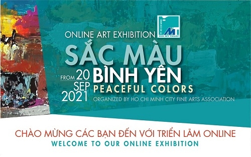 Triển lãm online "Sắc màu bình yên"