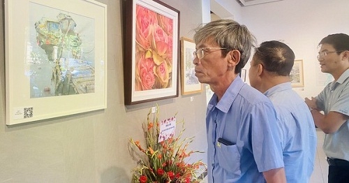 106 họa sĩ Việt Nam- Ba Lan hội ngộ trong triển lãm tranh màu nước