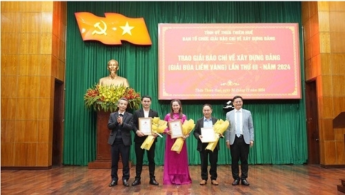 Giải báo chí về xây dựng Đảng thành phố Huế lần thứ IV - năm 2025