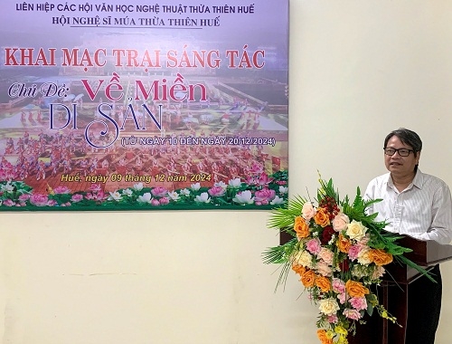 Khai mạc trại sáng tác "Về miền di sản"