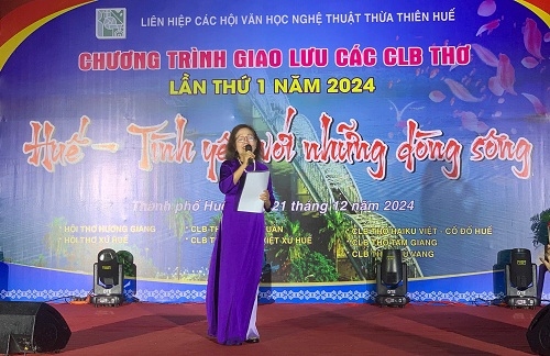 Đêm thơ “Huế - tình yêu với những dòng sông”