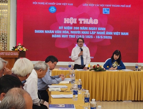 Hội thảo “Kỷ niệm 200 năm ngày sinh danh nhân văn hóa, người khai lập nghề ảnh Việt Nam - Đặng Huy Trứ”