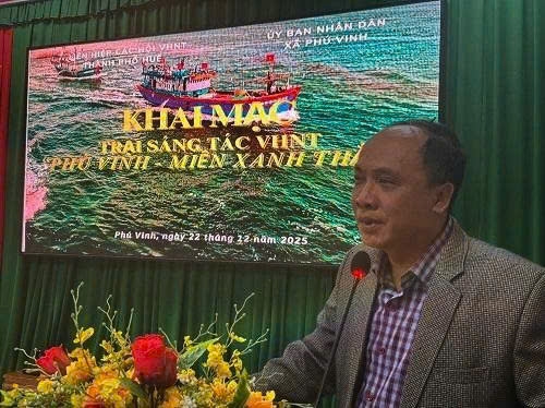 Khai mạc trại sáng tác VHNT "Phú Vinh - Miền xanh thẳm" năm 2025